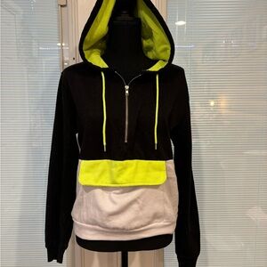 XS Pocket Hoodie Neon